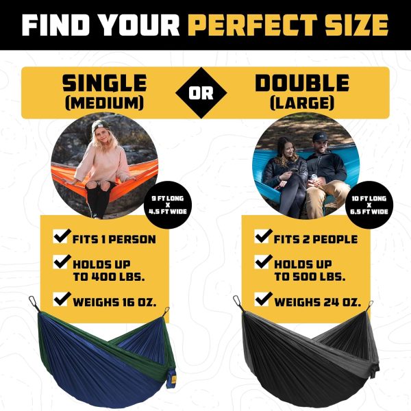 Wise Owl Outfitters Hammock for Camping - Image 2